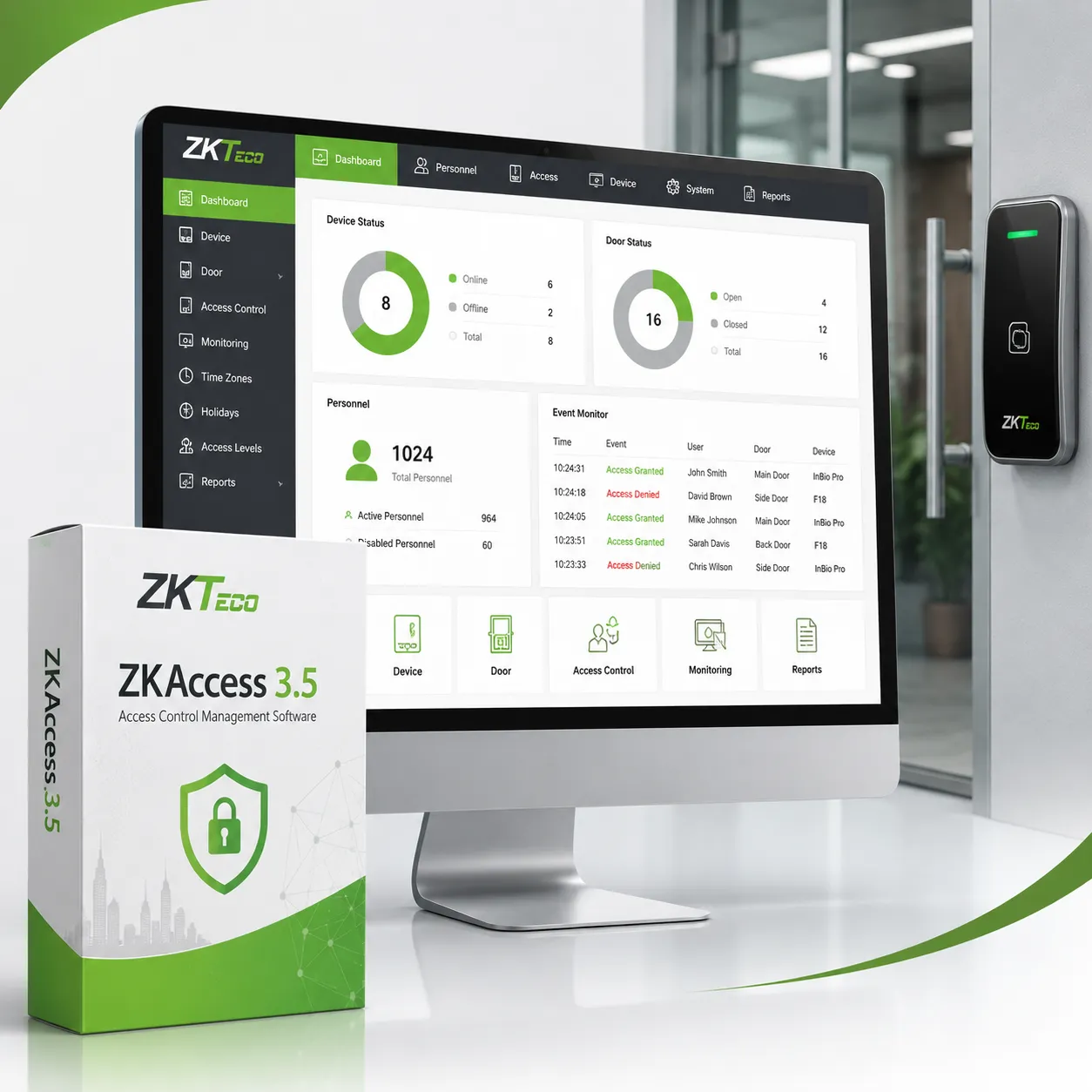 ZKAccess 3.5 — ZKTeco Access Control Software Dubai