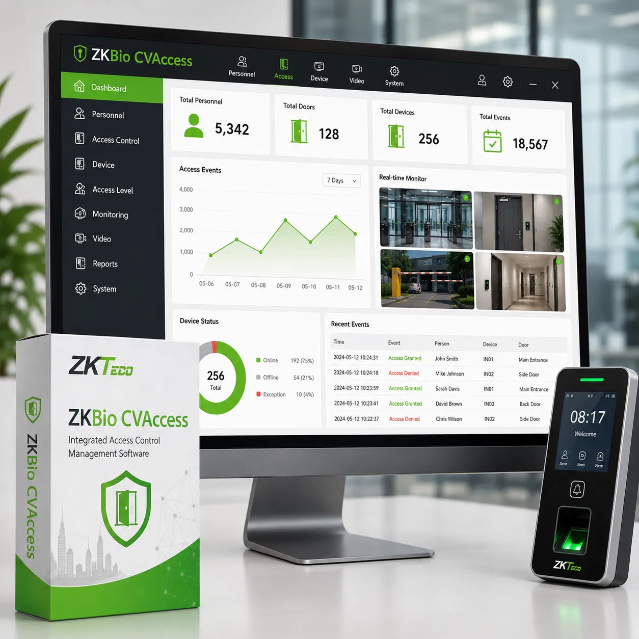 ZKBio CVAccess — ZKTeco Access Control Software Dubai